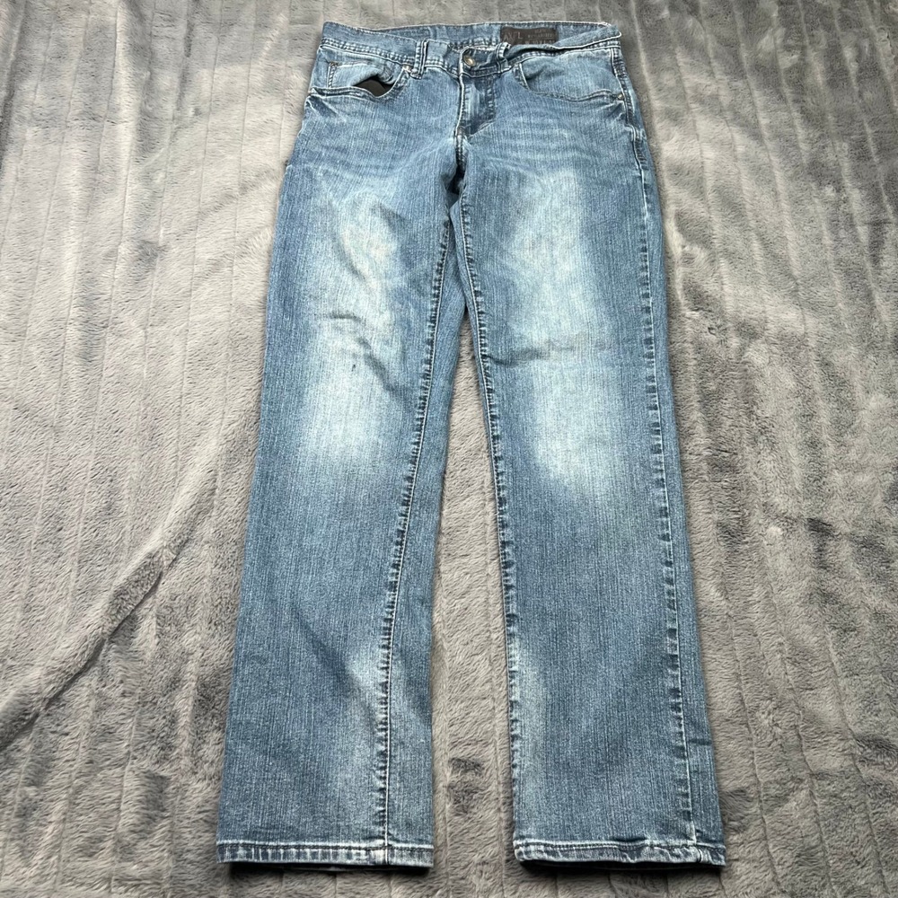 Axel Jeans Mens 30x32 Slim Straight Medium Wash Denim Strongest Steel 15125